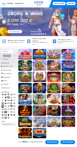 l'application et interface Spin Mama Casino