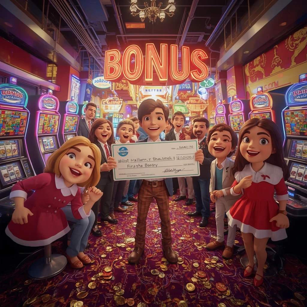 bonus dans les mains de l'homme au casino SPIN MAMA CASINO