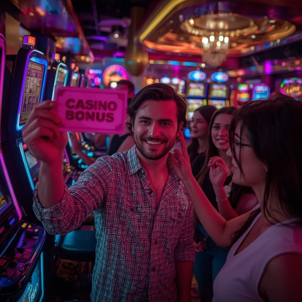 une personne avec un bonus de SPIN MAMA CASINO