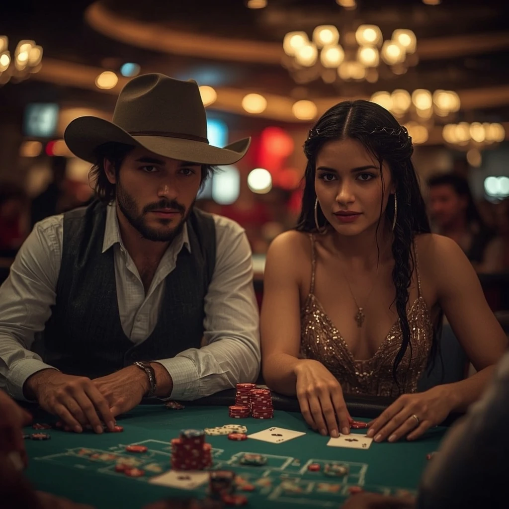 photo de deux joueurs de poker Spin Mama Casino